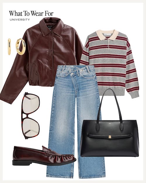 استایل با کت چرم