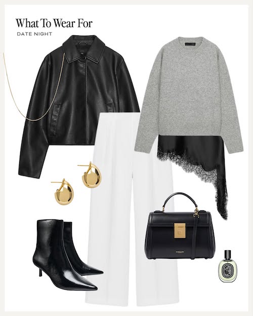 استایل با کت چرم