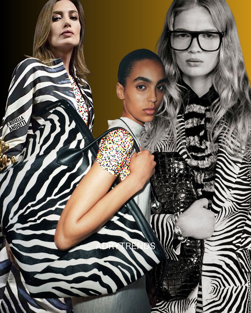 طرح گورخری در استایل