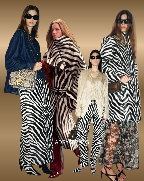 طرح گورخری در استایل