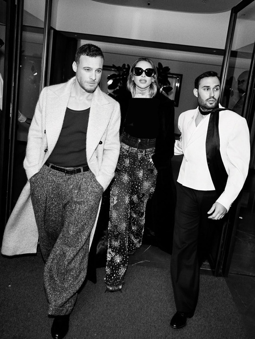 کرم بورسین در کنار مریل استریپ