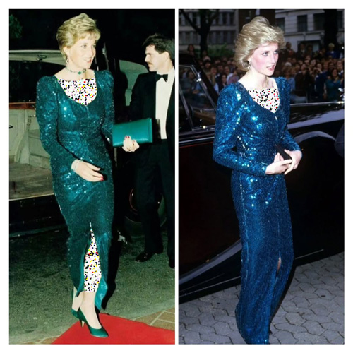 لباس‌های تکراری پرنسس دایانا