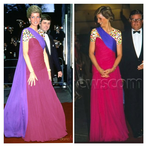 لباس‌های تکراری پرنسس دایانا