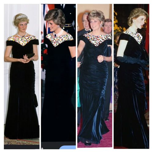 لباس‌های تکراری پرنسس دایانا