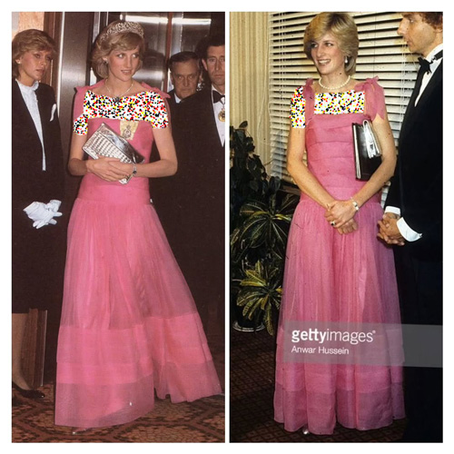 لباس‌های تکراری پرنسس دایانا