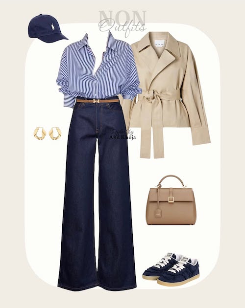 ست کردن بارانی کوتاه