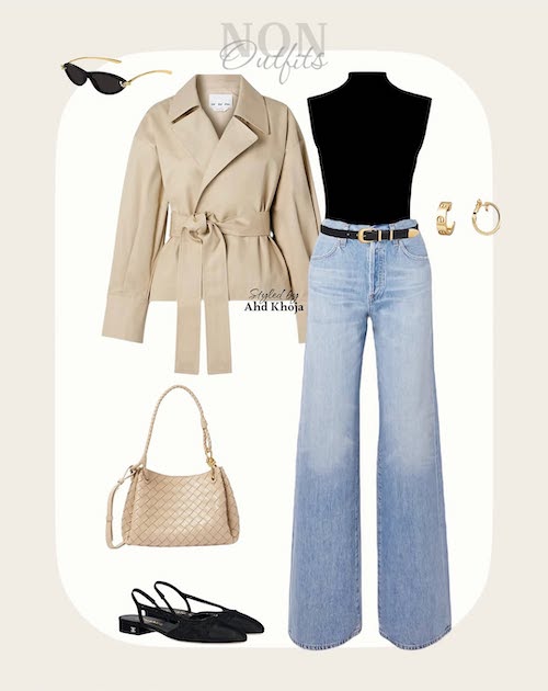 ست کردن بارانی کوتاه