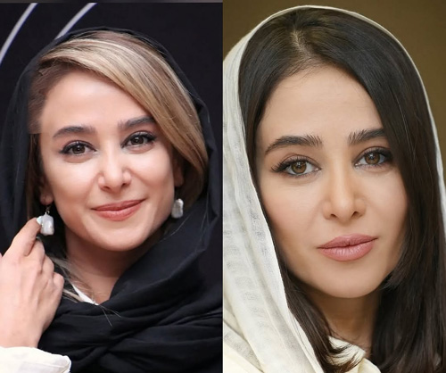 رنگ موی تیره و روشن بازیگران ایرانی