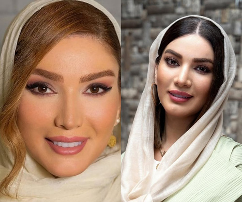 رنگ موی تیره و روشن بازیگران ایرانی