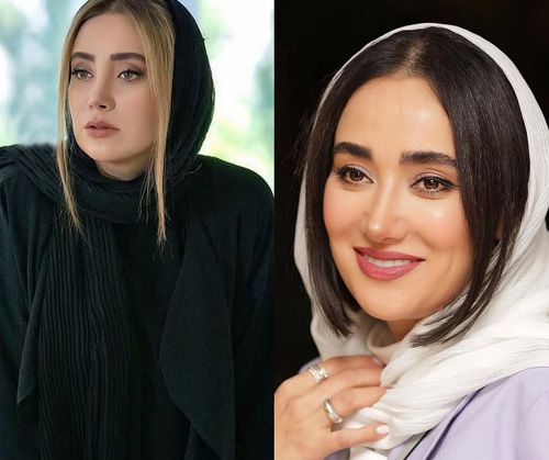 رنگ موی تیره و روشن بازیگران ایرانی