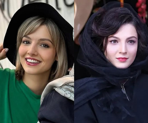 رنگ موی تیره و روشن بازیگران ایرانی