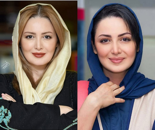 رنگ موی تیره و روشن بازیگران ایرانی