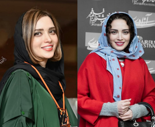 رنگ موی تیره و روشن بازیگران ایرانی