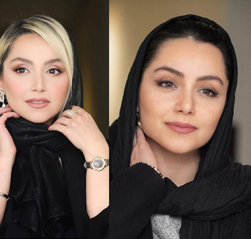 رنگ موی تیره و روشن بازیگران ایرانی