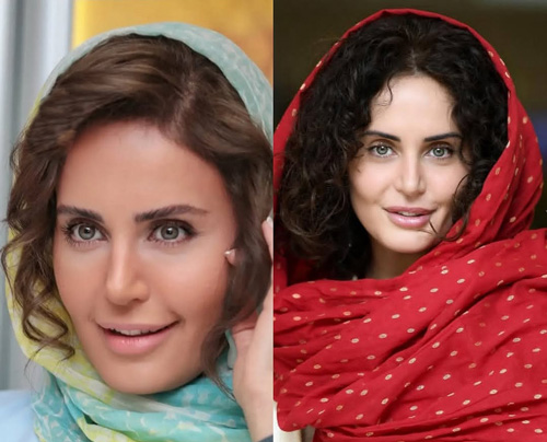 رنگ موی تیره و روشن بازیگران ایرانی