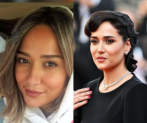 رنگ موی تیره و روشن بازیگران ایرانی