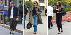 ستاره‌ها چطور کفش فلت مشکی را استایل می‌کنند؟ ایده‌هایی برای استفاده از کفش ترندی