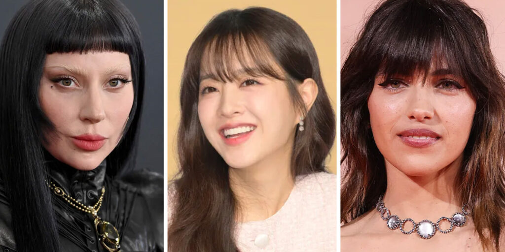 مدل موی بلند با چتری