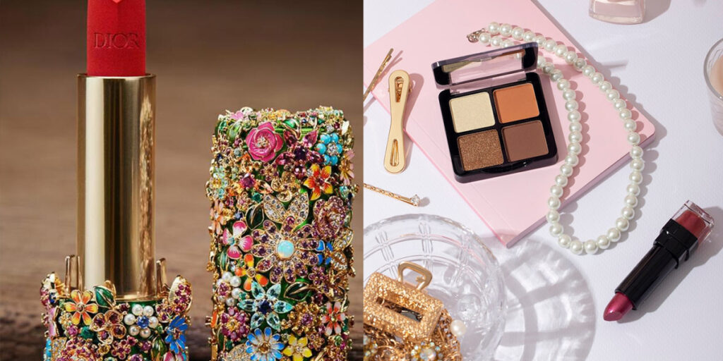 زیبایی لوکس با الماس و طلا؛ چگونه جواهرات ارزش محصولات آرایشی را بالا می‌برند