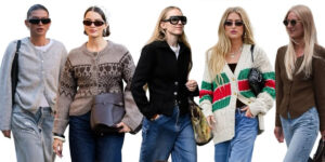 ترکیب خارق‌العاده جین با کاردیگن‌های معمولی که اصالت دهه ۹۰ را به استایلتان می‌آورد