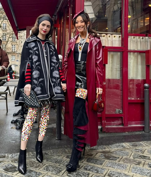 استایل‌های پاییزی امیلی در پاریس