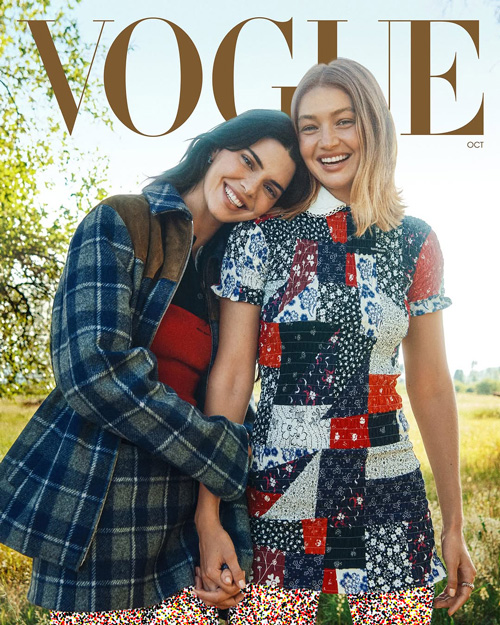 جیجی و کندال روی جلد مجله ووگ