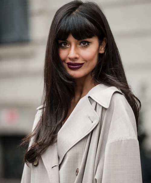 مدل موی بلند با چتری