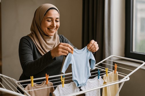 شستن لباس نوزاد