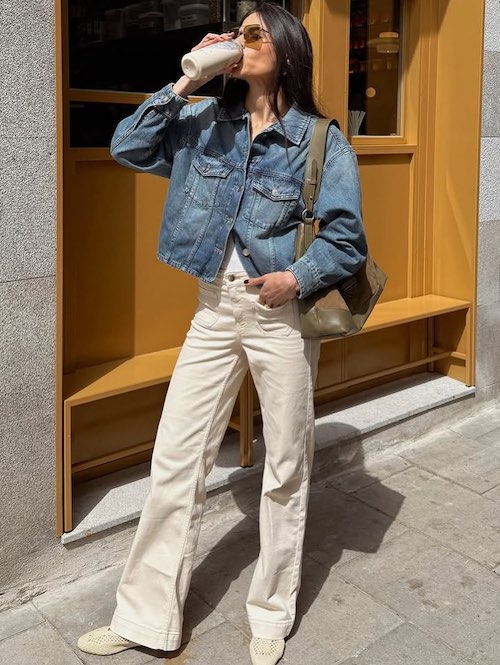 جذابیت کت جین در استایل‌های پاییزی