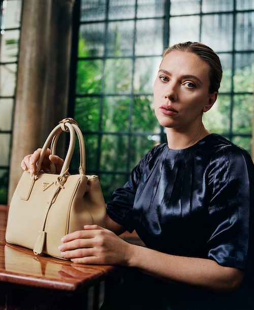 اسکارلت در تبلیغ پرادا