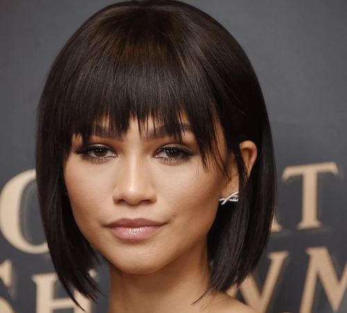 موی چتری برای صورت گرد