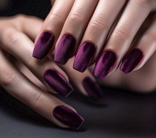 ناخن‌های مخملی