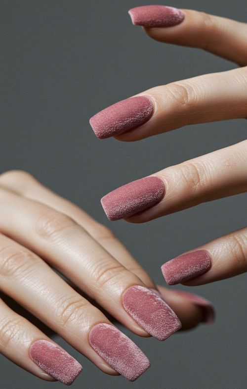 ناخن‌های مخملی