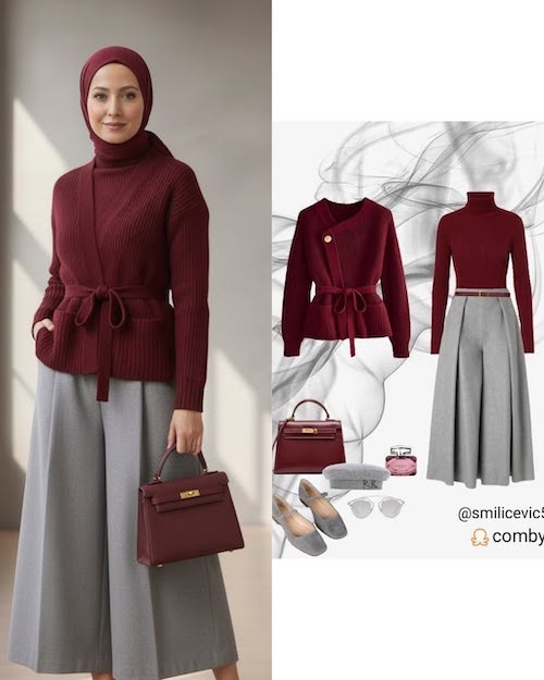 استایل پاییزی برای زنان محجبه