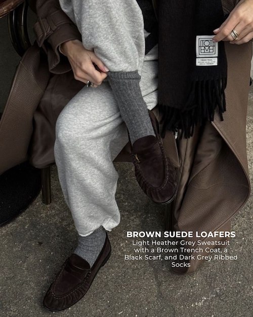 ست کردن لوفرها در استایل پاییزی