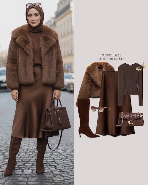 استایل پاییزی برای زنان محجبه