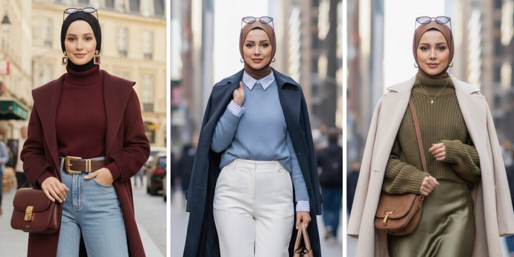 استایل پاییزی برای زنان محجبه