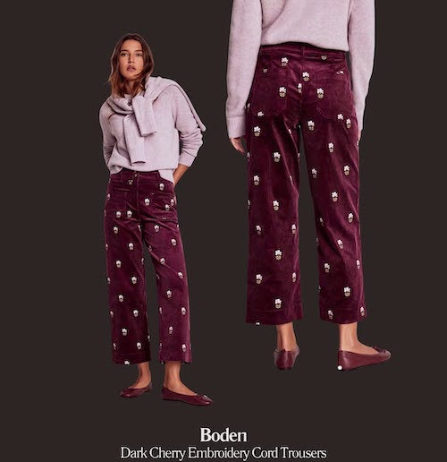 شلوارهای طرحدار در استایل‌های پاییزی