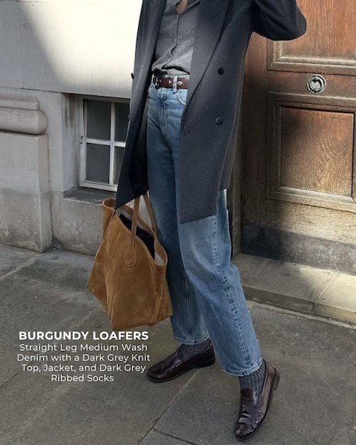 ست کردن لوفرها در استایل پاییزی