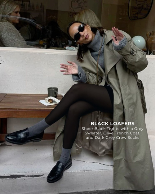 ست کردن لوفرها در استایل پاییزی