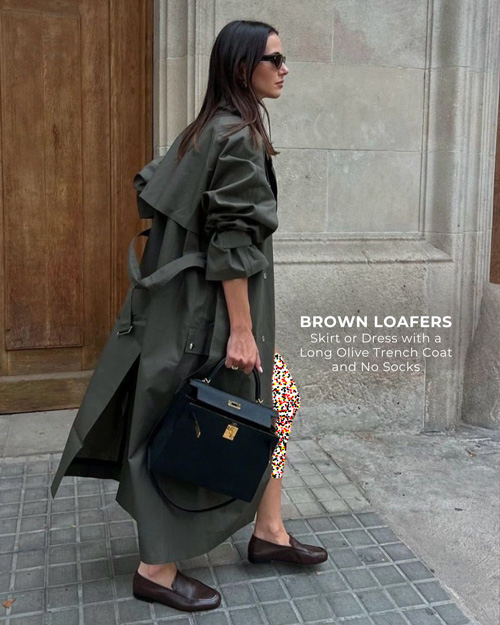 ست کردن لوفرها در استایل پاییزی