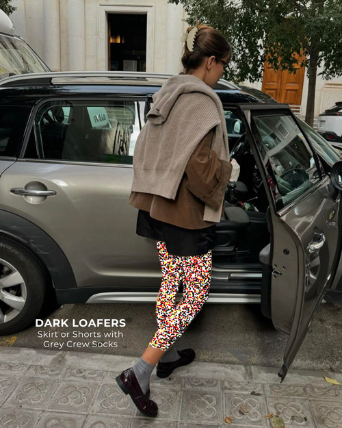 ست کردن لوفرها در استایل پاییزی