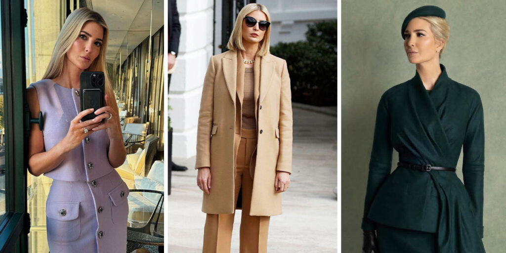 ایوانکا ترامپ و نمود قدرت در لباس‌ها؛ از استایل‌های او برای درخشش در پاییز ایده بگیرید