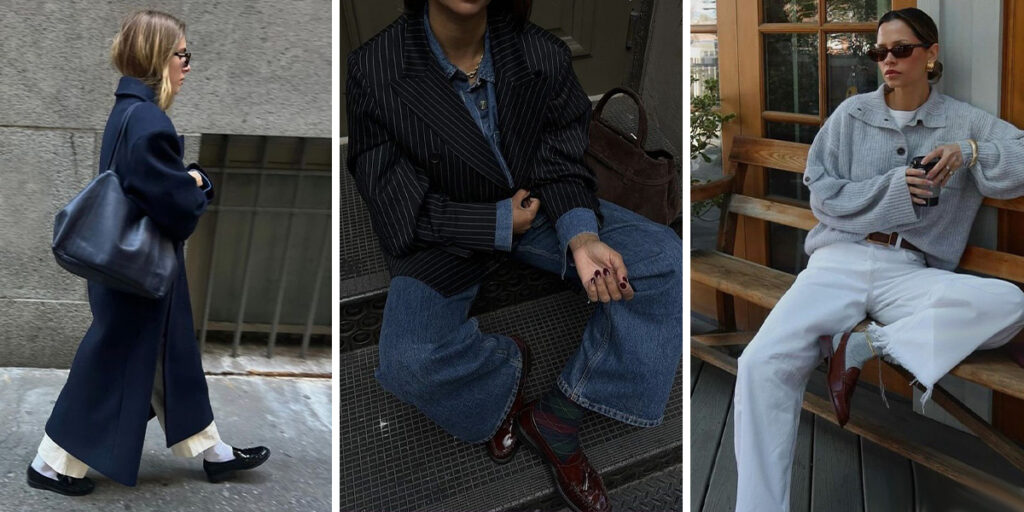 ست کردن لوفرها در استایل پاییزی