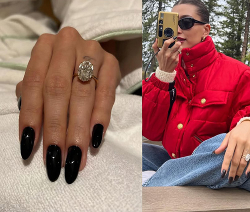 طرح ناخن‌های جدید هیلی بیبر