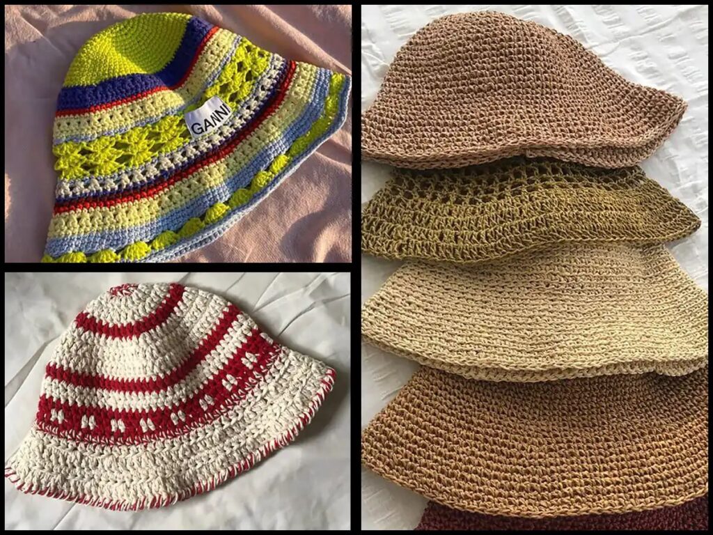 کلاه بافتنی مدل باکت