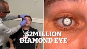 چشم الماسی ۲ میلیون دلاری که شما را یاد شرورهای جیمز باند می‌اندازد!