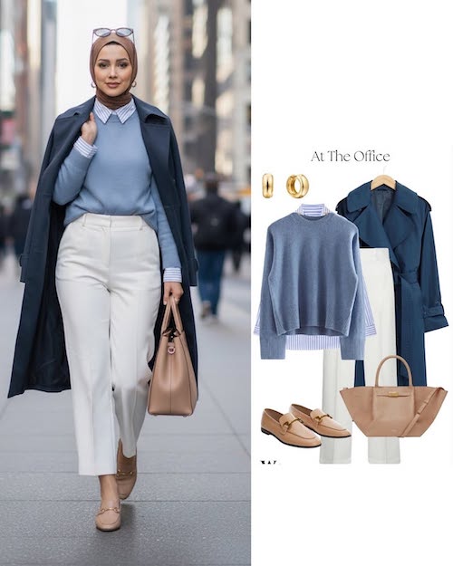 استایل پاییزی برای زنان محجبه