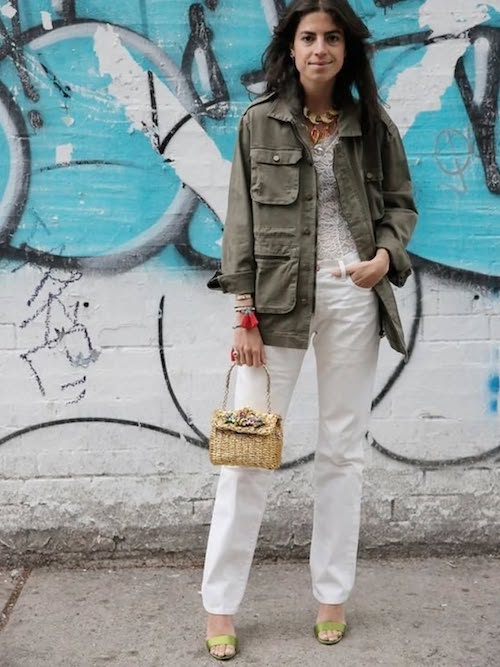 کت‌های سبز در استایل پاییزی