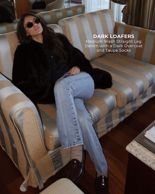 ست کردن لوفرها در استایل پاییزی